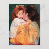 Maternal Kiss | Mary Cassatt Postcard Postkarte (Vorderseite)