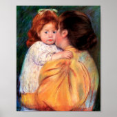 Maternal Kiss | Mary Cassatt Poster (Vorne)