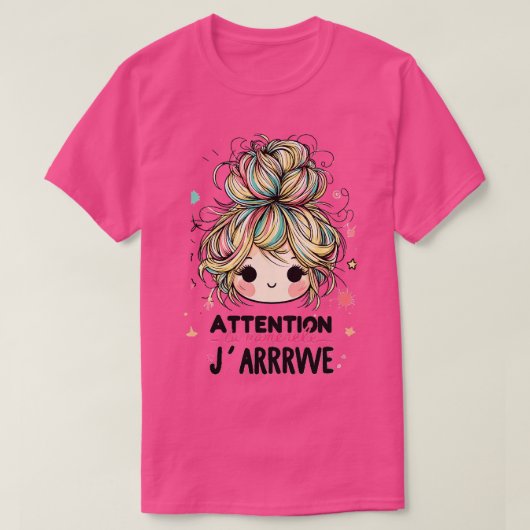 Maternelle Enfant Aufmerksamkeit La Maternelle Jar T-Shirt (Design vorne)