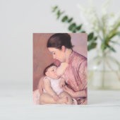 Maternite | Mary Cassatt Postkarte (Stehend Vorderseite)