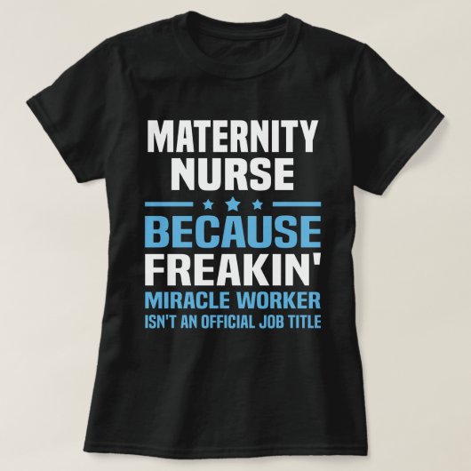 Maternity Nurse T-Shirt (Design vorne)