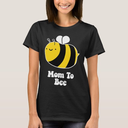 Maternity Pregnancy Bumble Bee MOM TO BEE T-Shirt (Vorderseite)