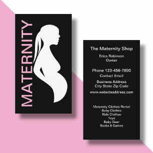 Maternity Shop Moderne Visitenkarten Visitenkarte