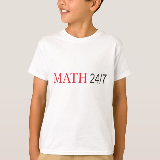 Math _24_7.jpg T-Shirt (Vorderseite)