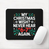 Math 67 Meme Lustig Sechs Sieben Weihnachten Stude Mousepad (Mit Mouse)