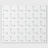 Math 90 Degree Right Angle Math Geschenkpapier (Flach)