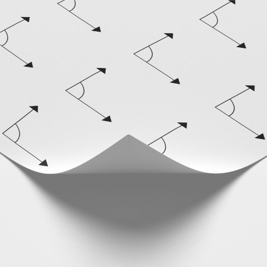Math 90 Degree Right Angle Math Geschenkpapier (Ecke)