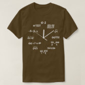 Math A Clock T-Shirt (Design vorne)