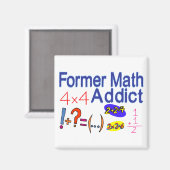 Math Addict Magnet (Vorderseite/Rückseite)