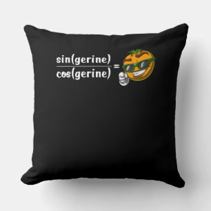 Math Algebra Mandarine Funny Science Joke Kissen