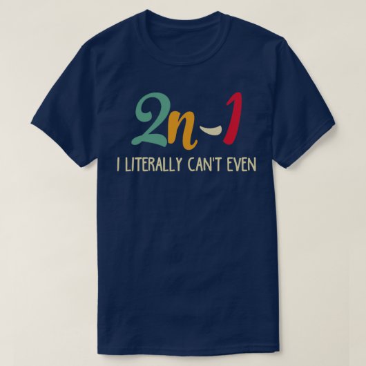 Math Algebra Spaß 2n1 T-Shirt (Design vorne)