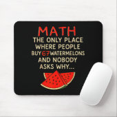 Math And 67 Watermelons Funny 6 7 Meme Calculation Mousepad (Mit Mouse)