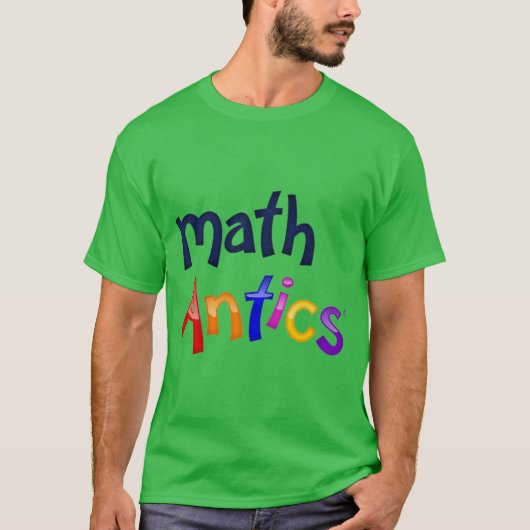 Math Antics Farb-Logo T-Shirt (Vorderseite)