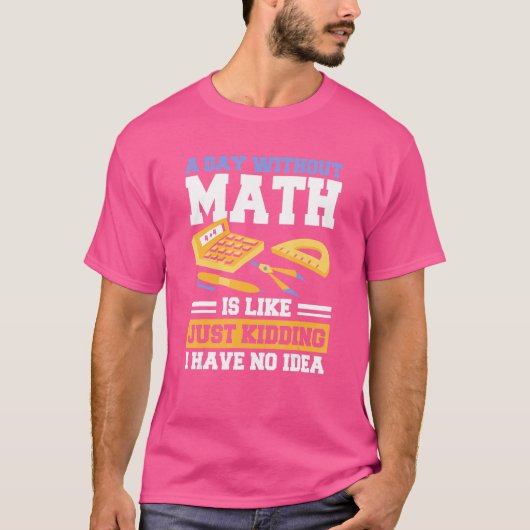 Math Apparel für Mathematik Geek T-Shirt (Vorderseite)