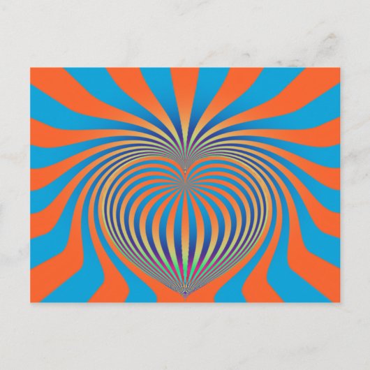 MATH ART HEART Postkarte (Vorderseite)