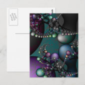 Math Art Postkarte (Vorne/Hinten)