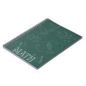 Math Back to School Design Notizblock (Linke Seite)