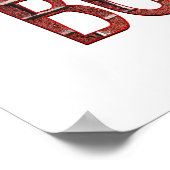 Math baut Gehirne Poster (Ecke)