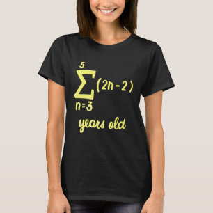 Math Bday Geek 18. Geburtstag 18 Jahre alter Teen  T-Shirt
