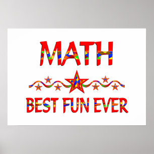 Math Best Fun Poster