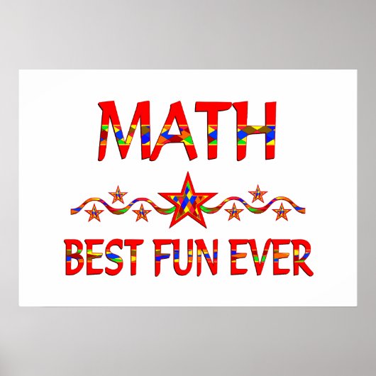 Math Best Fun Poster (Vorne)