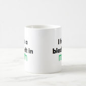 Math Black Gürtel Kaffeetasse (Mittel)