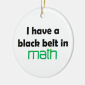Math Black Gürtel Keramikornament (Links)