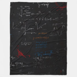 Math Blanket Fleecedecke