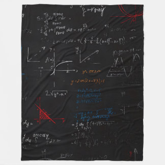 Math Blanket Fleecedecke