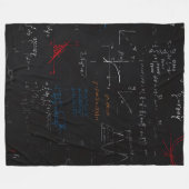 Math Blanket Fleecedecke (Vorderseite (Horizontal))