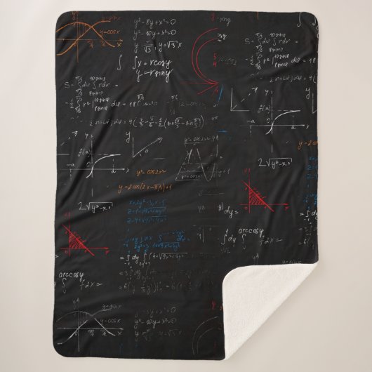 Math Blanket Sherpadecke (Vorderseite)
