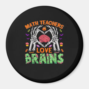 Math Brain Heart Skeleton Hand Zombie Halloween Magnet
