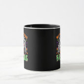 Math Brain Heart Skeleton Hand Zombie Halloween Tasse (Zentrum)