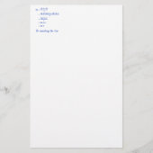 Math Briefpapier (Vorderseite)