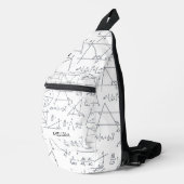 Math Calculations and forms Personalisiert name Crossbody Bag (Rechte Ecke)
