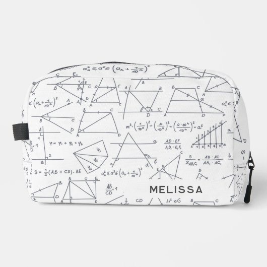 Math Calculations and forms Personalisiert name Waschbeutel (Vorderseite)