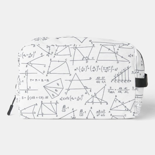 Math Calculations and forms Personalisiert name Waschbeutel (Rückseite)