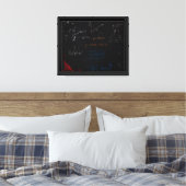 Math Canvas Print Leinwanddruck (Insitu (Schlafzimmer))