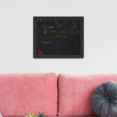 Math Canvas Print Leinwanddruck (Insitu (Wohnzimmer))