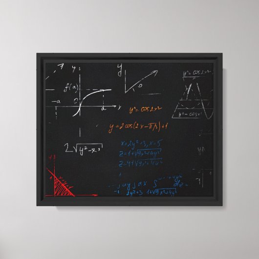 Math Canvas Print Leinwanddruck (Vorderseite)
