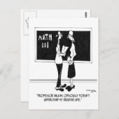 Math Cartoon 6838 Postkarte (Vorne/Hinten)