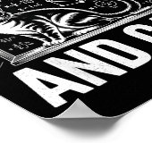 Math Cat Lover Funny Math Teacher I Love Math And  Poster (Ecke)