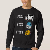 Math Cheese Formeln Sweatshirt (Vorderseite)