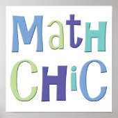 Math Chic Poster (Vorne)