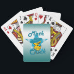 Math Chick #7 Spielkarten<br><div class="desc">This beautiful chick and star image in shades of blue makes a perfect and unique gift. We all know someone who will really enjoy this item. Surprise them or even pamper yourself.</div>