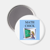 MATH CHICK MAGNET (Vorderseite/Rückseite)
