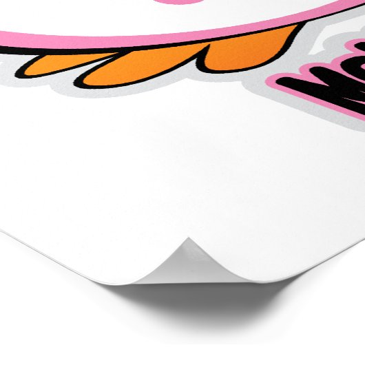 Math Chick Poster (Ecke)