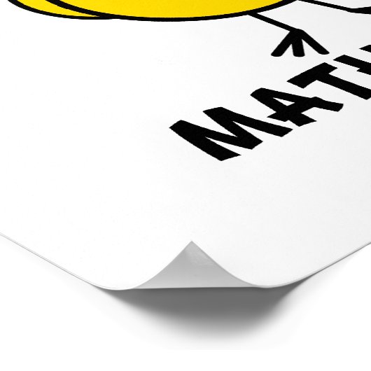 Math Chick Poster (Ecke)