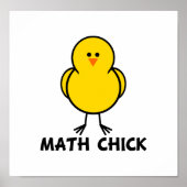 Math Chick Poster (Vorne)