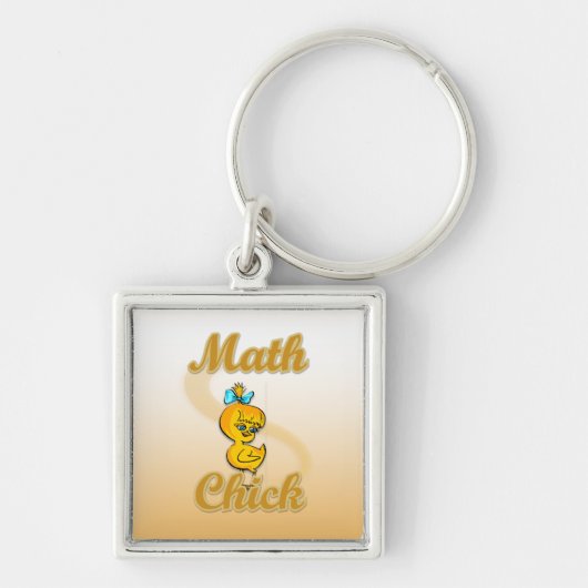 Math Chick Schlüsselanhänger (Vorne)
